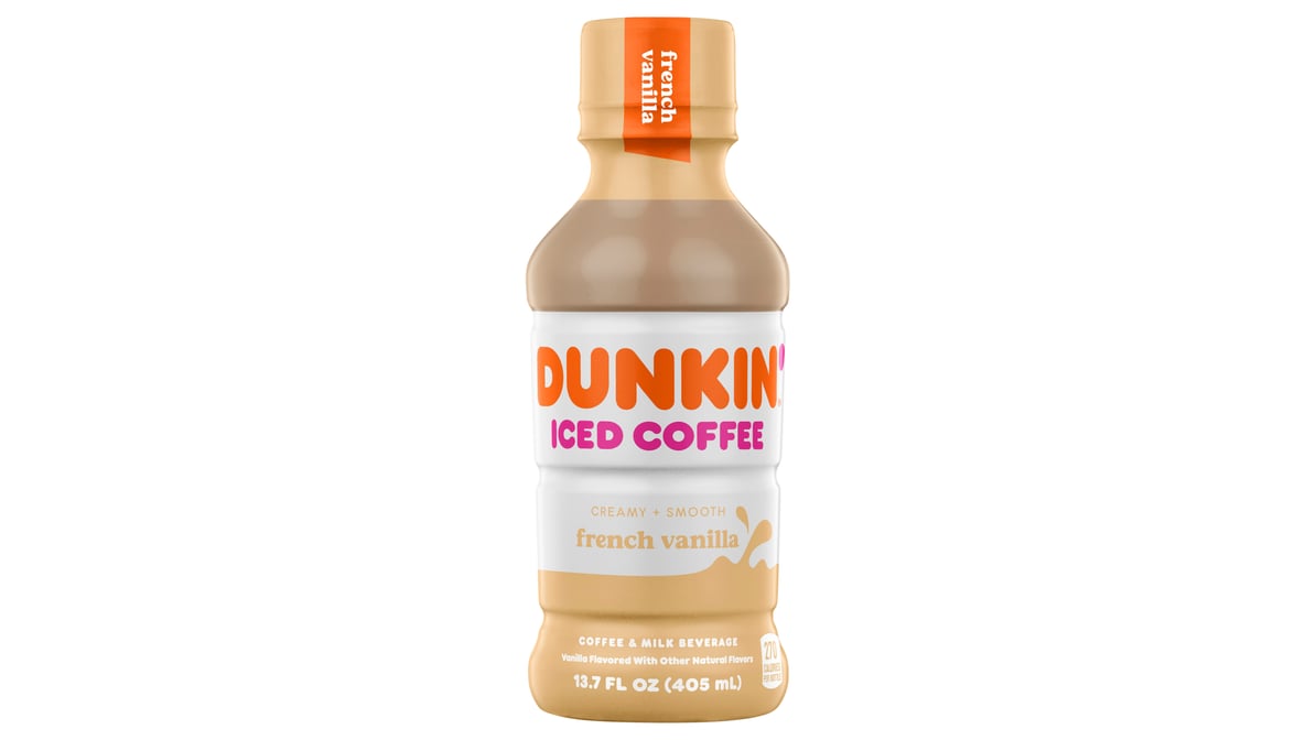 Dunkin' Donuts French Vanilla Iced Coffee & Milk Beverage (13.7 oz)