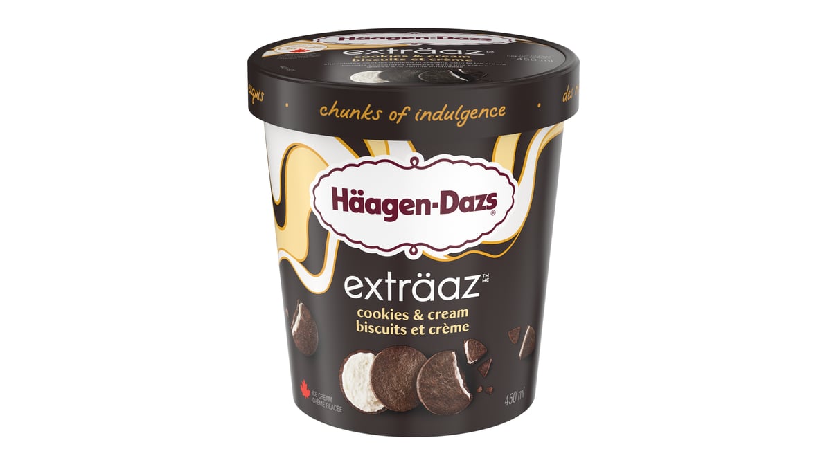 Haagen-Dazs Cookies & Cream Ice Cream (1 pt)