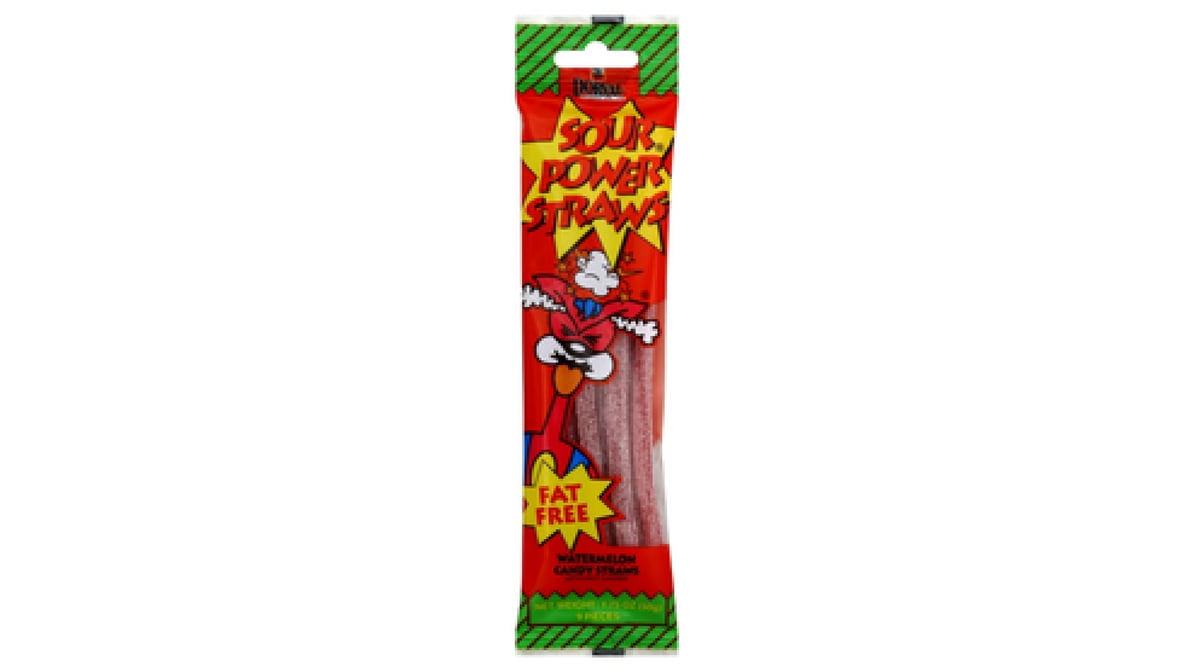 Dorval Sour Power Watermelon Straws (1.75 oz)
