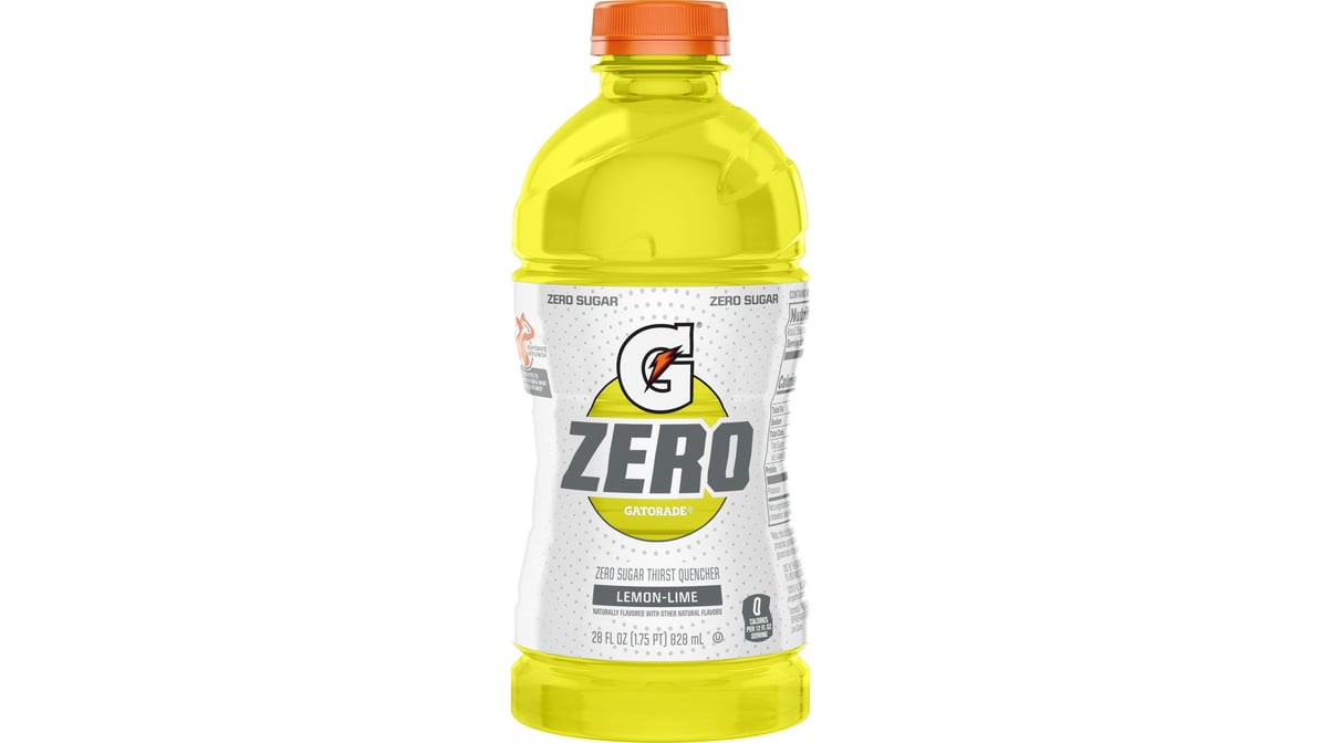 Gatorade Zero Sugar Thirst Quencher Lemon Lime Sports Drink (28 oz)