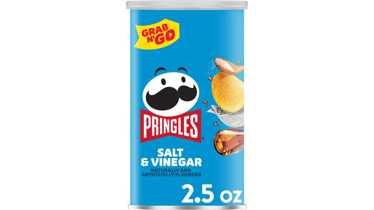 Pringles Salt & Vinegar Grab N' Go Potato Crisps (2.5 oz)