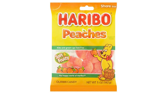 Haribo Peaches Gummi Candy (5 oz)