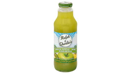 Ralph & Charlies Juice Drink Bottle Green Apple Kiwi & Pineapple (18 oz)