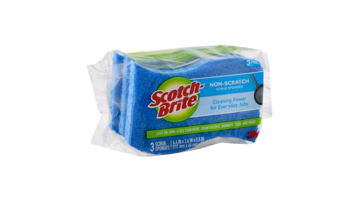 Scotch-Brite Non-Scratch Scrub Sponges (3 ct)