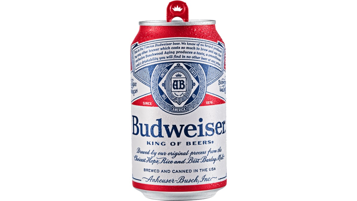Budweiser Lager Can (16 oz)