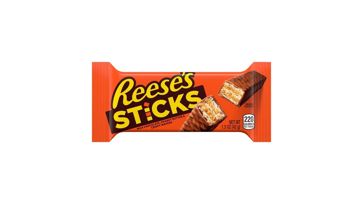 Reese's Sticks Milk Chocolate Peanut Butter and Crisp Wafers Candy (1.5 oz)