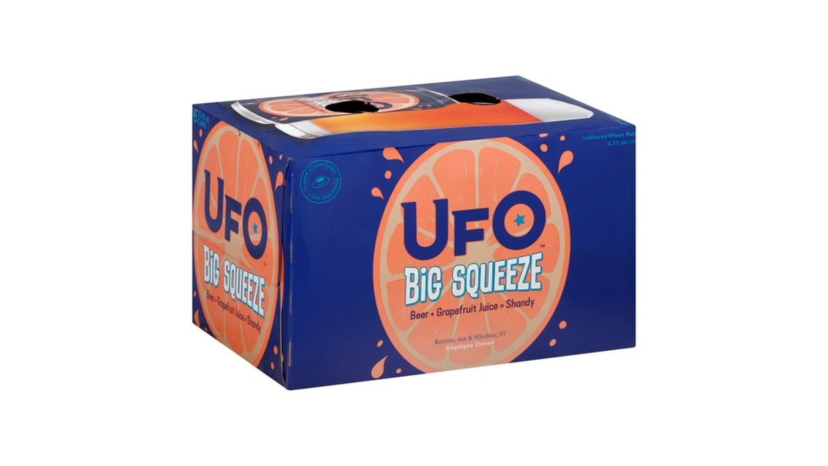 UFO Beer Company Unfiltered Wheat Ale Can (12 oz x 6 ct)