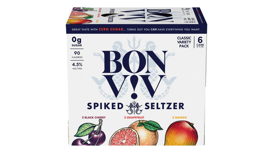 Bon Viv Spiked Seltzer Classic Variety Pack Cans (12 oz x 6 ct)