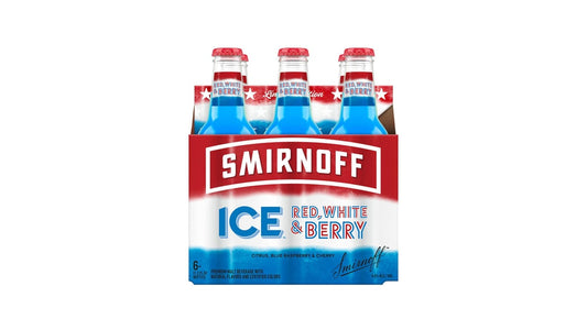 Smirnoff Ice Red White and Berry Malt Beverage Bottles (11.2 oz x 6 ct)