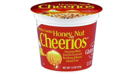 Cheerios Whole Grain Oats Honey Nut Gluten Free Breakfast Cereal (1.8 oz)