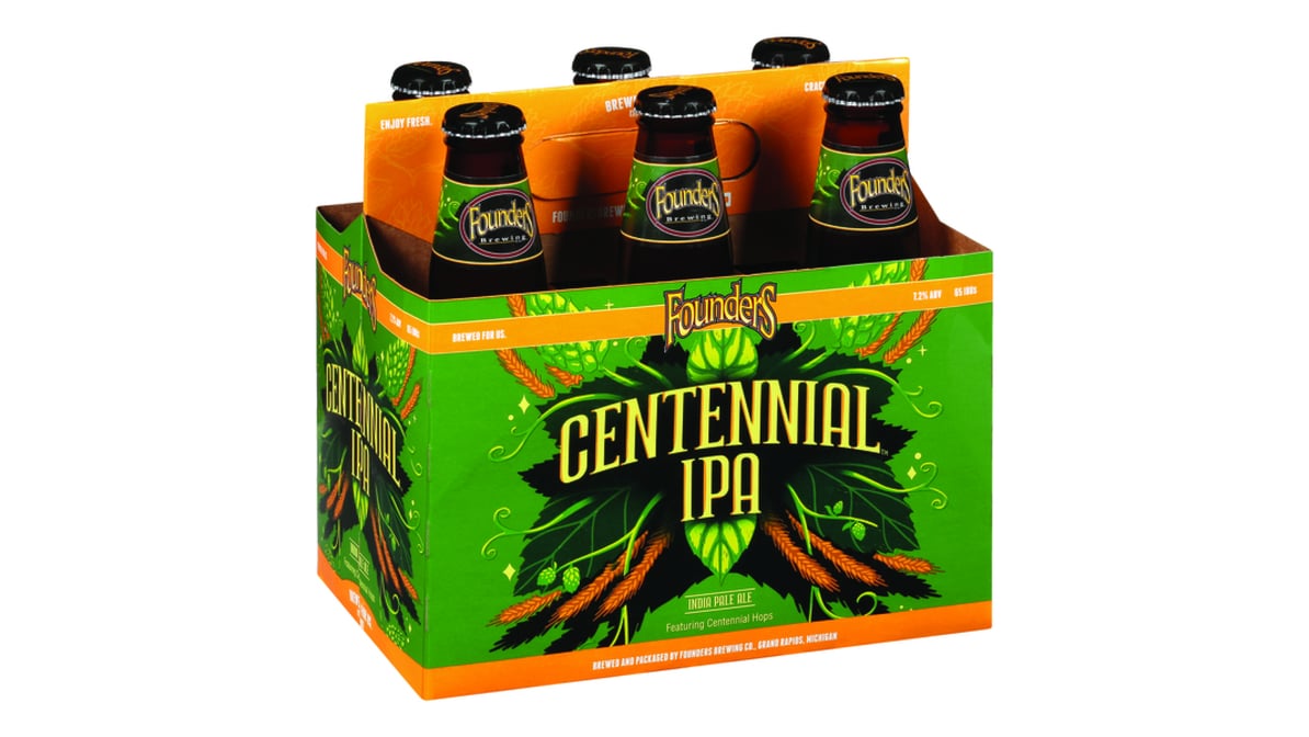 Founders Brewing Centennial IPA Bottles (12 oz x 6 ct)