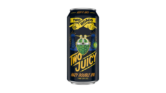 Two Roads Two Juicy New England IPA Cans (16 oz x 4 ct)