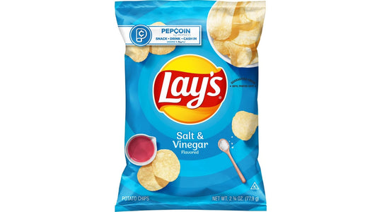 Lay's Salt and Vinegar Potato Chips (2.75 oz)