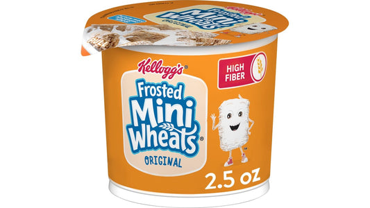 Kellogg's Frosted Mini-Wheats Breakfast Cereal Original in a Cup (2.5 oz)