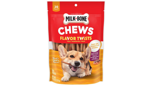 Milk-Bone Chews Steak & Bacon Flavor Twists Dog Treats (4.23 oz)