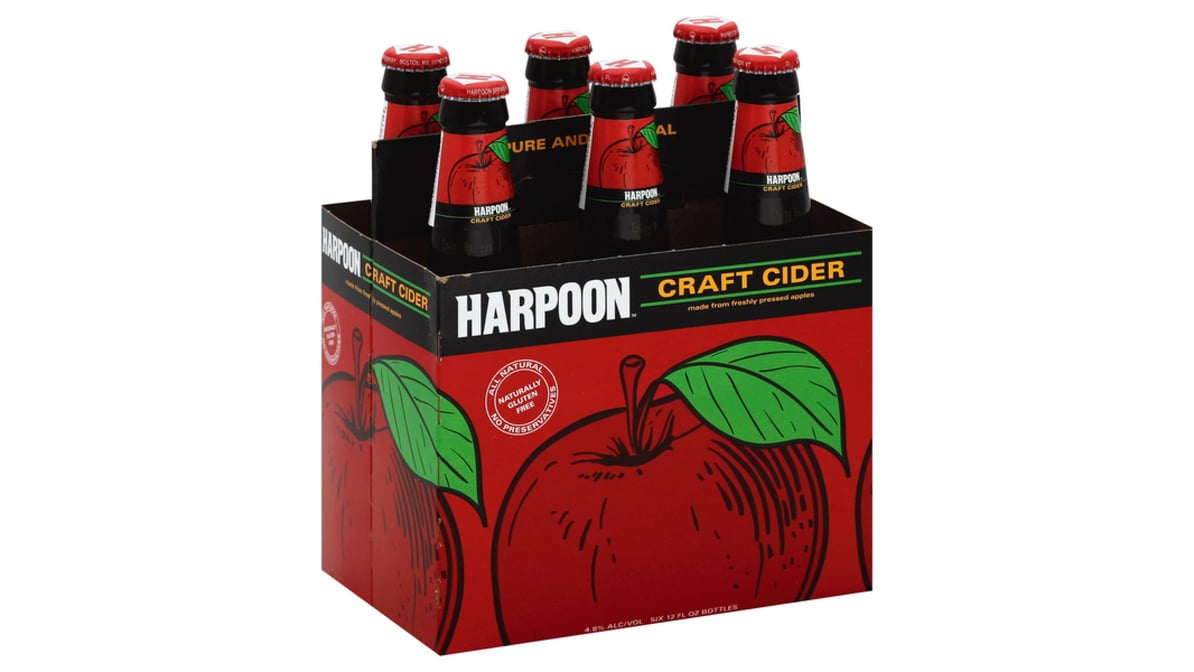 Harpoon Hard Craft Cider Bottle (12 oz x 6 ct)