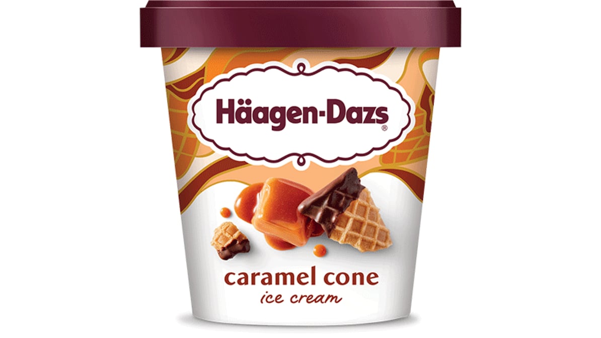 Haagen-Dazs Caramel Cone Ice Cream (1 pt)
