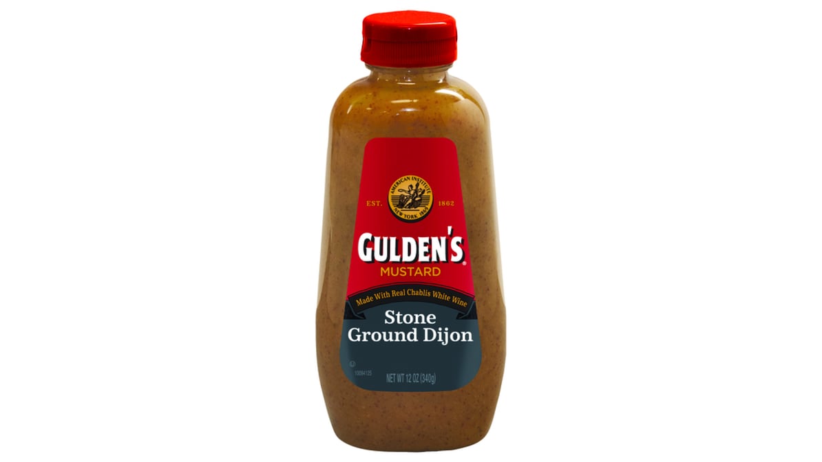 Gulden's Stone Ground Dijon Mustard Squeeze Bottle (12 oz)