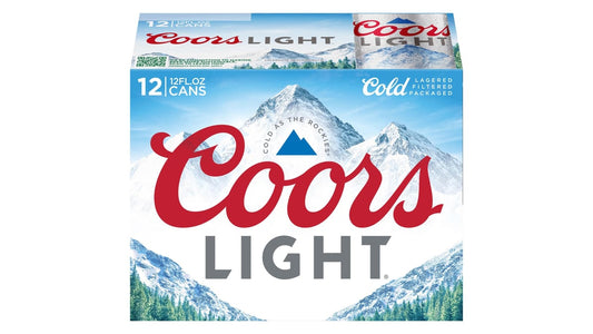 Coors Light Beer Cans (12 oz x 12 ct)