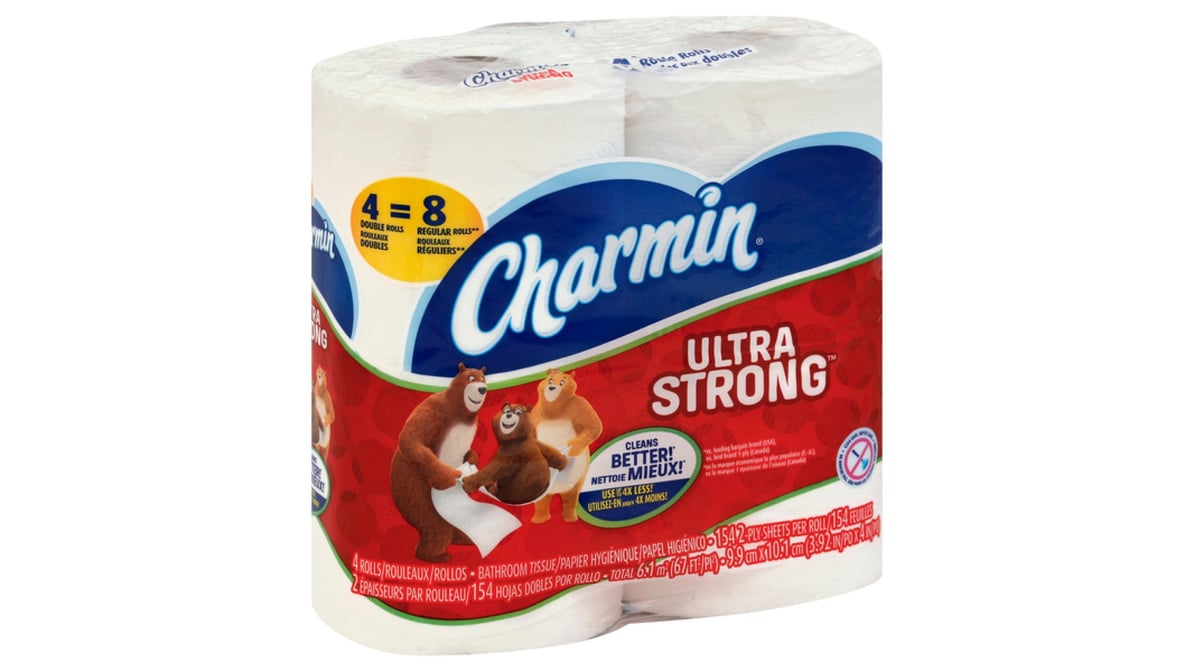 Charmin Bathroom Tissue Double Roll 2 Ply (4 ct)