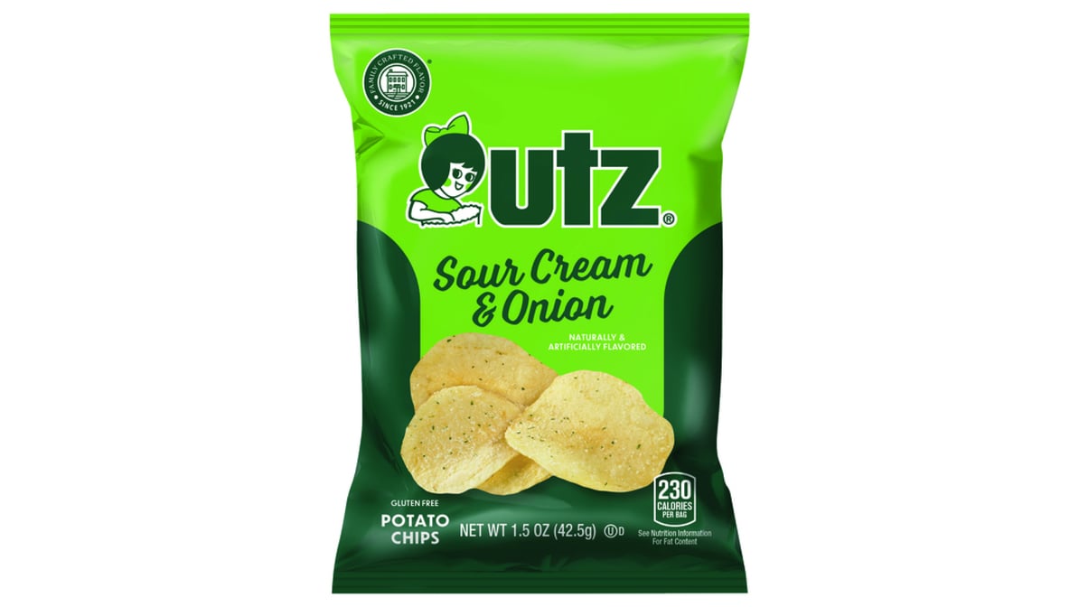 Utz Potato Chips Sour Cream and Onion (1.5 oz)