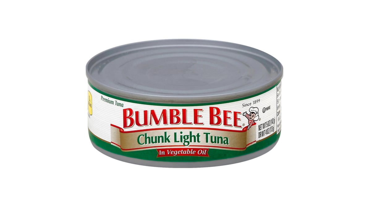 Bumble Bee Chunk Light Tuna in Vegetable Oil (5 oz)