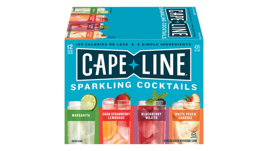 Cape Line Sparkling Cocktails Variety Pack Slim Can (12 oz x 12 ct)