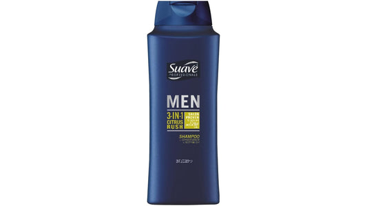 Suave Professionals Men Citrus Rush 3 in 1 Body Wash Shampoo & Conditioner (28 oz)