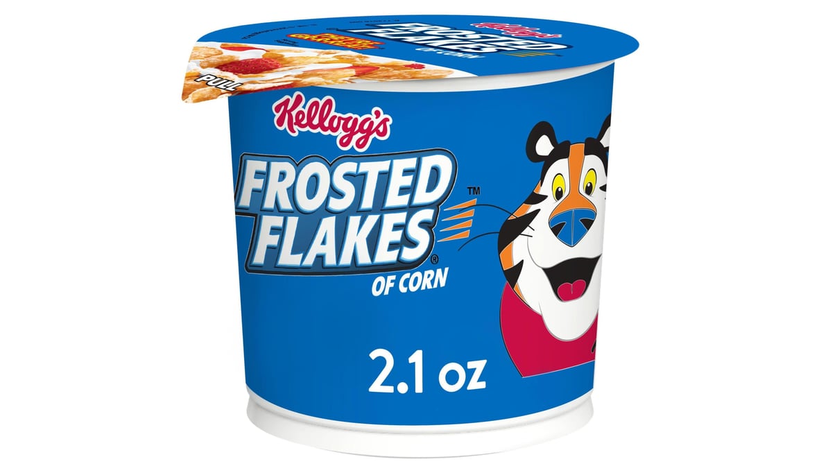 Kellogg's Frosted Flakes Breakfast Cereal in a Cup (2.1 oz)