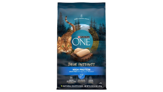 Purina ONE True Instinct Cat Food Grain Free with Real Ocean Whitefish (51.2 oz)